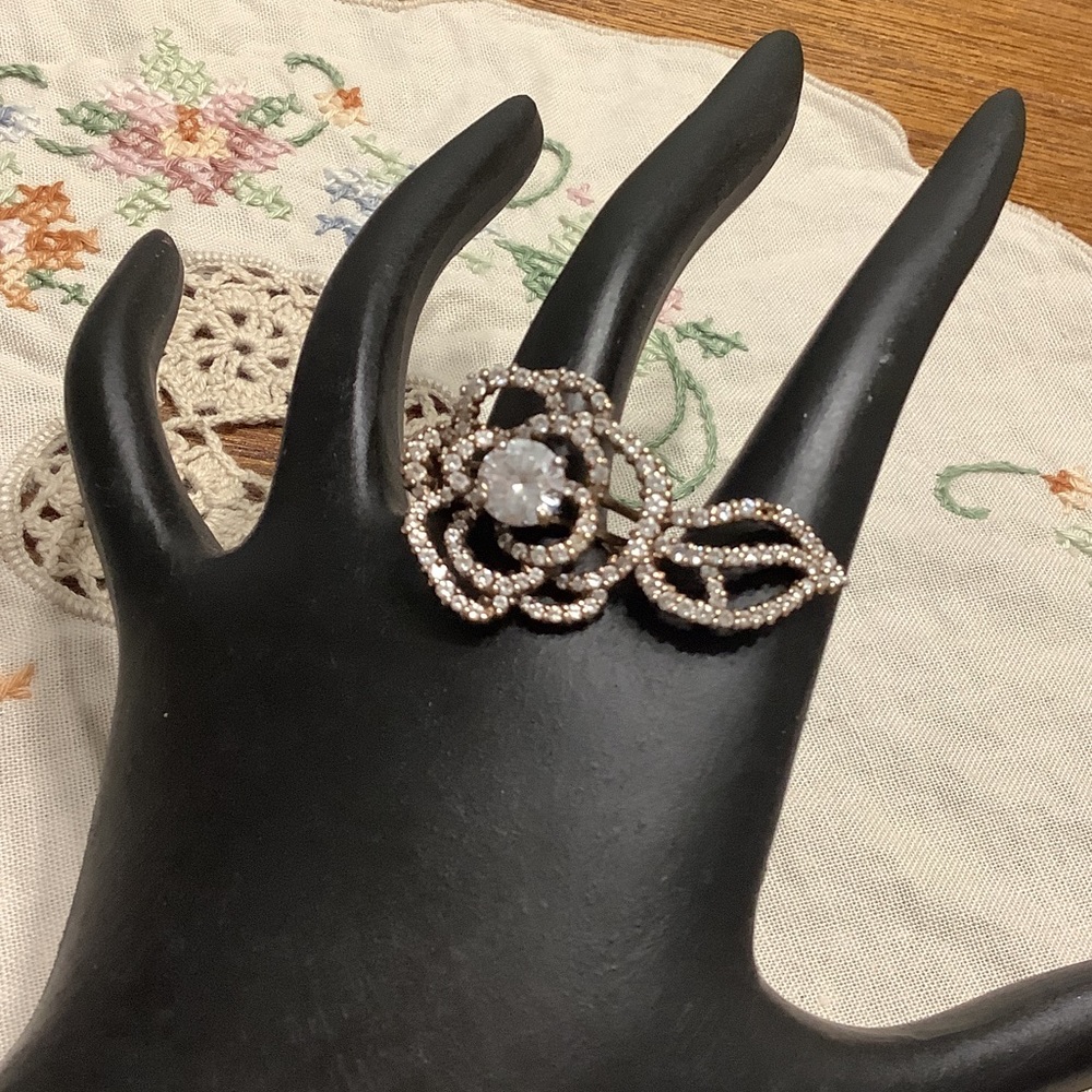 Vintage Arte Madrid Floral Rose Gold Ring